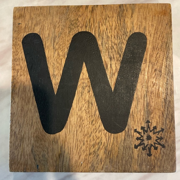 CHRISTMAS 4 PC WOODEN WORD "WISH" WALL/TABLE DECOR - Picture 6 of 10
